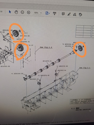 Улучшенные части для шестерни Noritsu QSS29 Minilab A053917-01 + B014584-01 + A093909 поставщик
