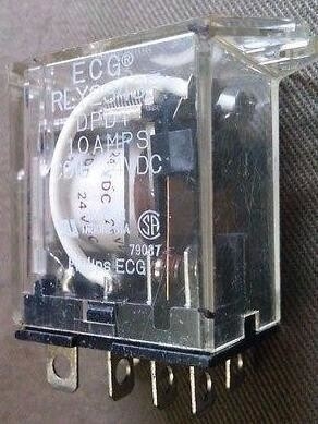 ЭКГ РЕЛЕ RLY2343F DPDT 10AMPS COIL 24 VDC NORITSU MINILAB поставщик