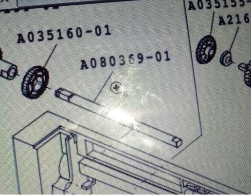 Вал запасной части A080369 Noritsu Minilab поставщик