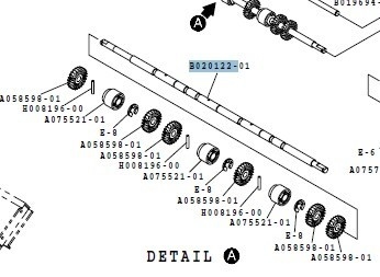 Ролик запасной части B020122 01 B020122 Noritsu QSS3201 3202 Minilab поставщик