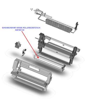 Ролик minilab A081987 Noritsu QSS3501 сделал в Китае поставщик